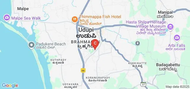 Madhava Pai Memorial College, Manipal Map