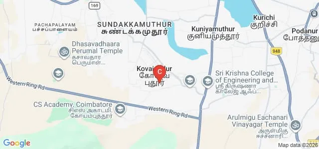 Sri Krishna College of Technology, Coimbatore Map