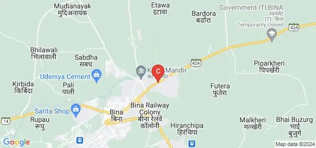 Gomti Nandan Institute of Management and Research, Sagar Map