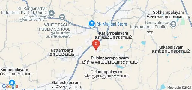 Sasurie Academy of Engineering, Coimbatore Map