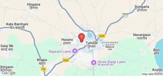 Smt Gopikabai Bhure Mahila Mahavidyalaya, Tumsar Map