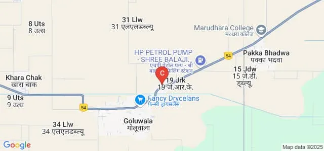 BR Choudhary College, Goluwala Map