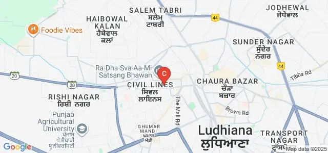 College of Nursing, Dayanand Medical College and Hospital, Ludhiana Map