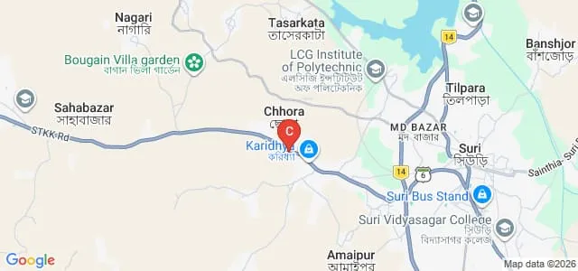 Arkaduyti College of Education, Birbhum Map