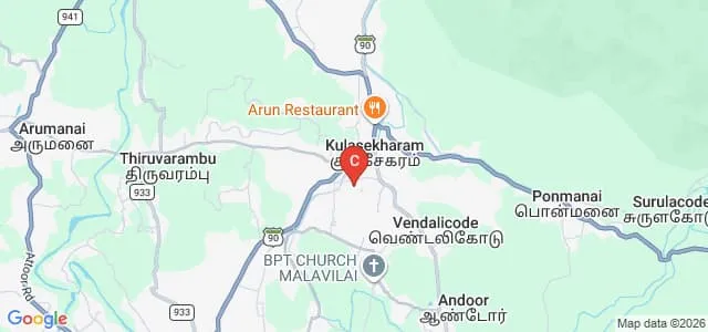 Sree Ramakrishna Medical College of Naturopathy and Yogic Sciences, Kanyakumari Map