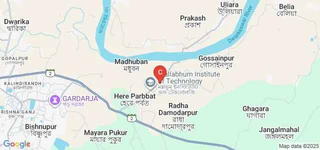 Mallabhum Institute of Polytechnic, Bishnupur Map