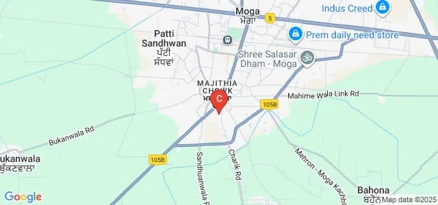 Lala Lajpat Rai Memorial Institute of Management and Technology, Moga Map