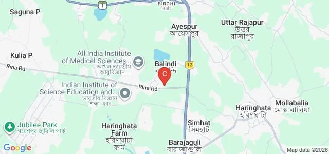 Hemnalini Memorial College of Engineering, Kalyani Map