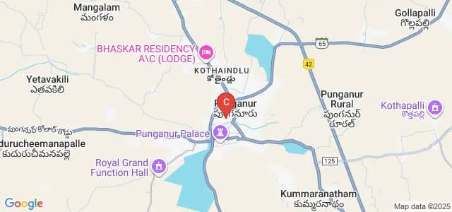 MCV Degree College, Punganur Map