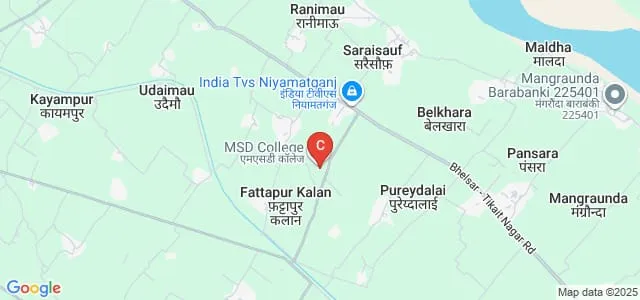 Maa Sharda Devi Mahavidyalaya, Barabanki Map