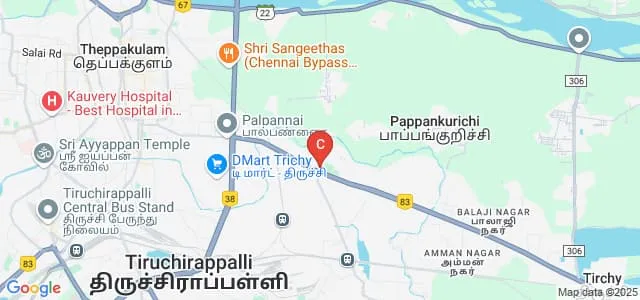 Seshasayee Institute of Technology, Tiruchirappalli Map