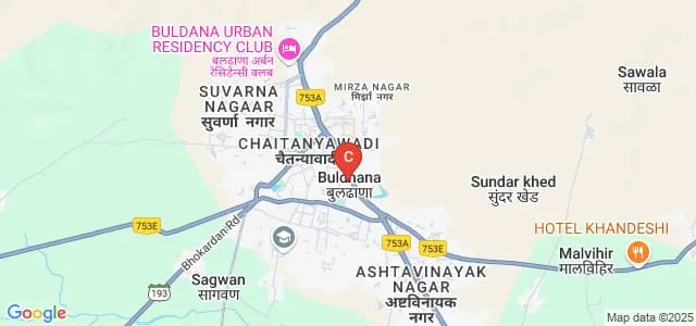 Vidarbha Mahavidyalaya, Buldana Map