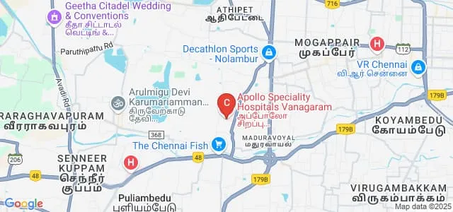 Apollo College of Nursing, Chennai Map