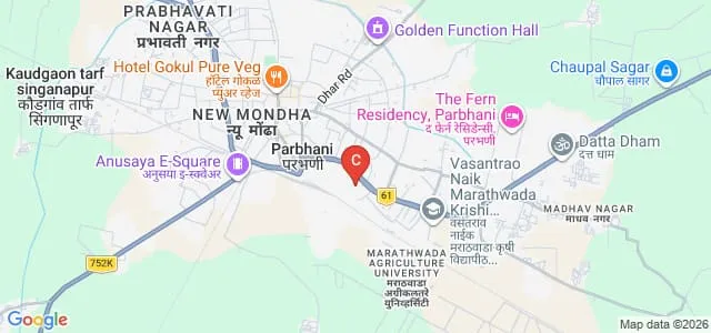 Shri Shivaji Law College, Parbhani Map