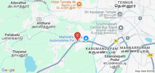 Hallmark Business School, Tiruchirappalli Map