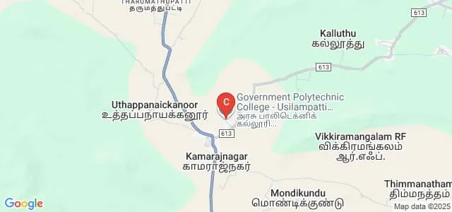 Government Polytechnic College, Uthappanayakanur Map