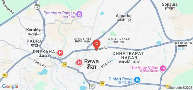 Geeta Jyoti Shiksha Mahavidyala, Rewa Map