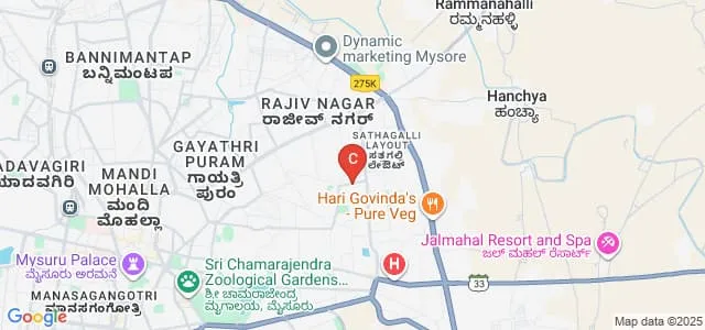 St Alphonsa College of Nursing, Mysuru Map