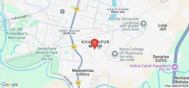 Nova College of Pharmacy, Lucknow Map