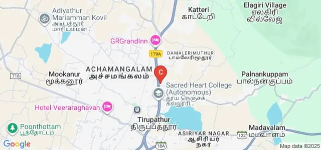 Sri Nandhanam Polytechnic College, Tirupattur Map