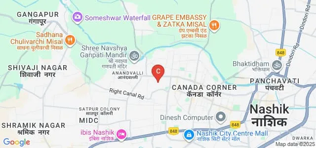 CHME Society's Dr Moonje Institute of Management and Computer Studies, Nashik Map