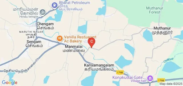 Sri Sakthi Polytechnic College, Chengam Map