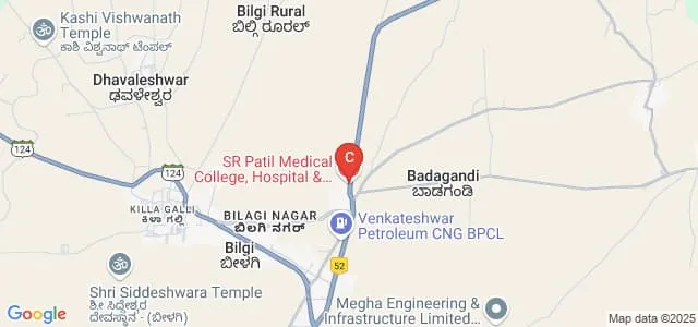 SR Patil Medical College, Hospital and Research Centre, Badagandi Map