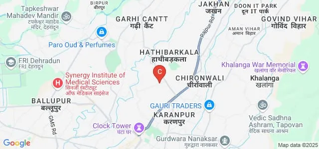 Advance Institute of Science and Technology, Dehradun Map