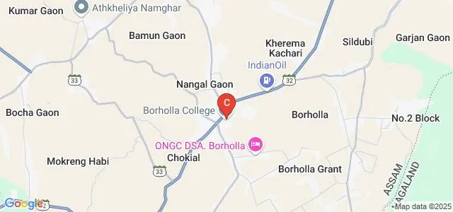 Borholla College, Jorhat Map