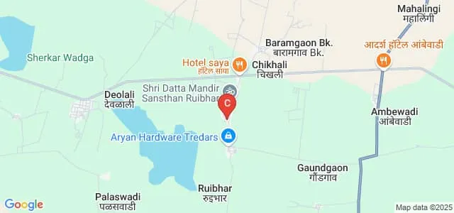 Shri Swami Samarth Senior College of Arts and Science, Ruibhar Map