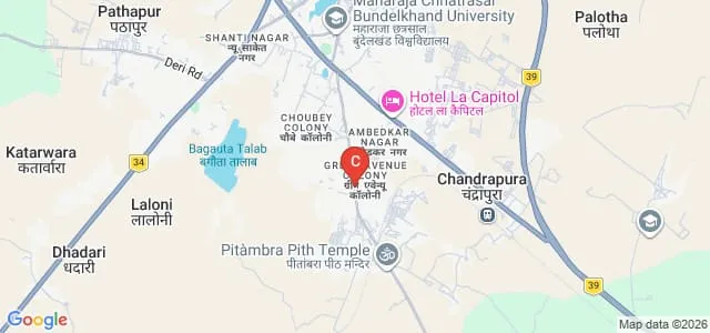 Ramdev Mahavidyalaya, Chhatarpur Map