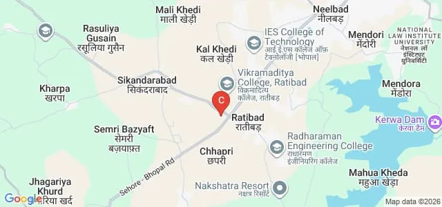 Abhilasha College of Education, Bhopal Map