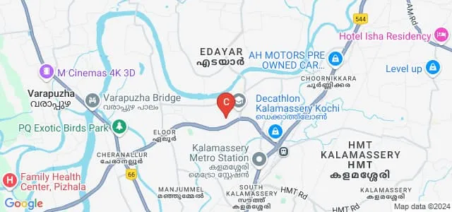 Centre for Biopolymer Science and Technology, Kochi Map