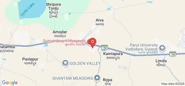 Sumandeep College of Physiotherapy, Vadodara Map