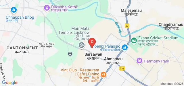 Arjunganj Vidya Mandir Degree College, Lucknow Map