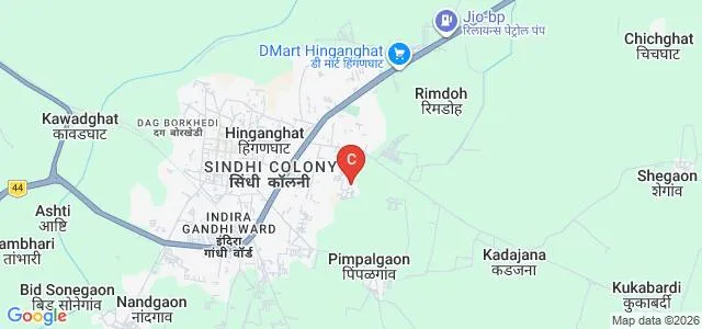 Tulaskar College of Pharmacy, Wardha Map
