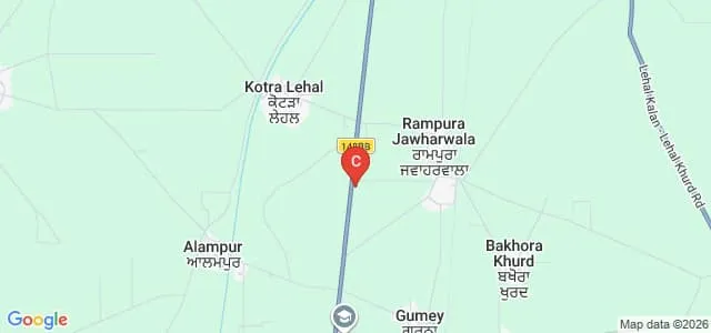 Vinayaka College of Pharmacy, Lehragaga Map