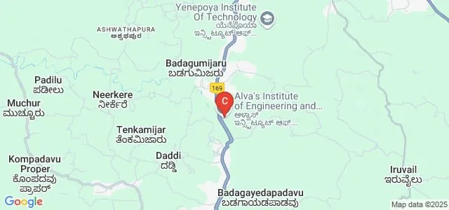 Alva's Institute of Engineering and Technology, Mangalore Map