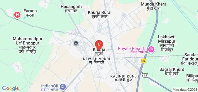 JK Institute of Pharmacy, Khurja Map