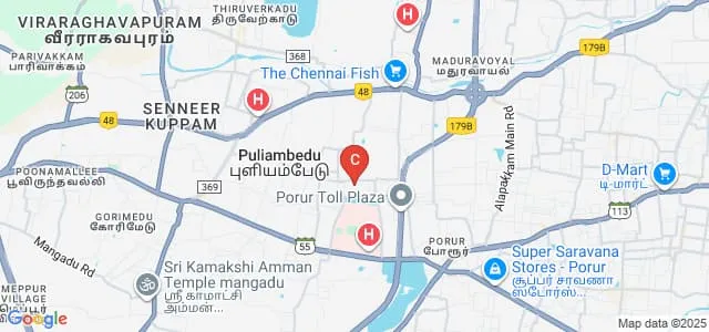 Alpha Arts and Science College, Chennai Map