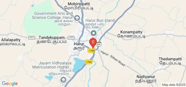 Vishwa Bharathi College of Education, Dharmapuri Map