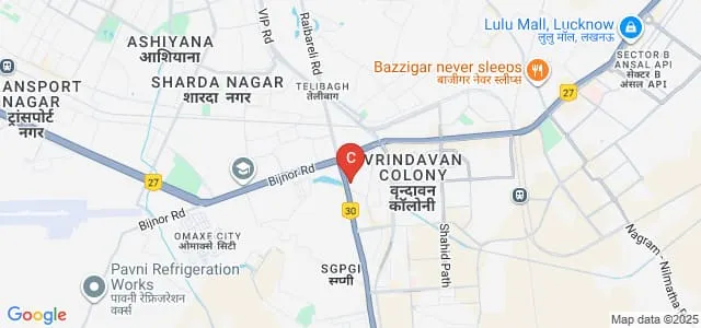 Sardar Patel Post Graduate Institute of Dental and Medical Sciences, Lucknow Map