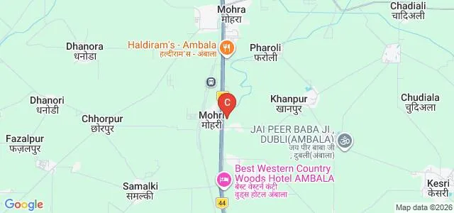 Adesh Medical College and Hospital, Kurukshetra Map