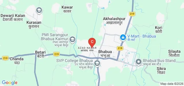 MDRPD Mahila College, Bhabhua Map
