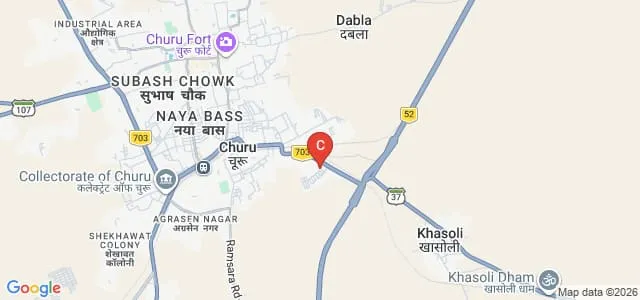 Career College, Churu Map
