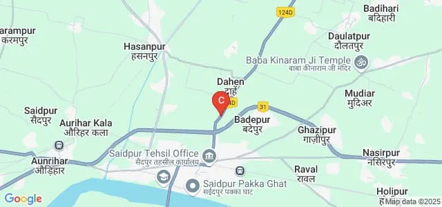 Pt Deen Dayal Upadhyaya Government Degree College, Saidpur Map