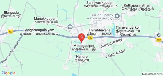 Sri Manakula Vinayagar School of Architecture, Puducherry Map