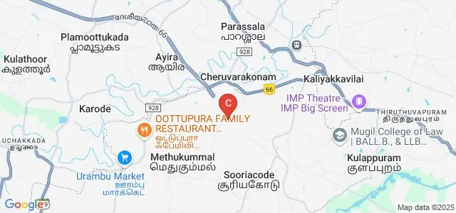 Kanyakumari Community College, Kanyakumari Map