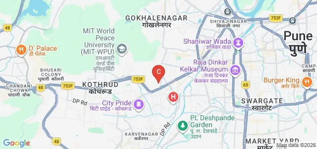 SNDT College of Education, Pune Map