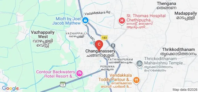 Assumption College, Kottayam Map